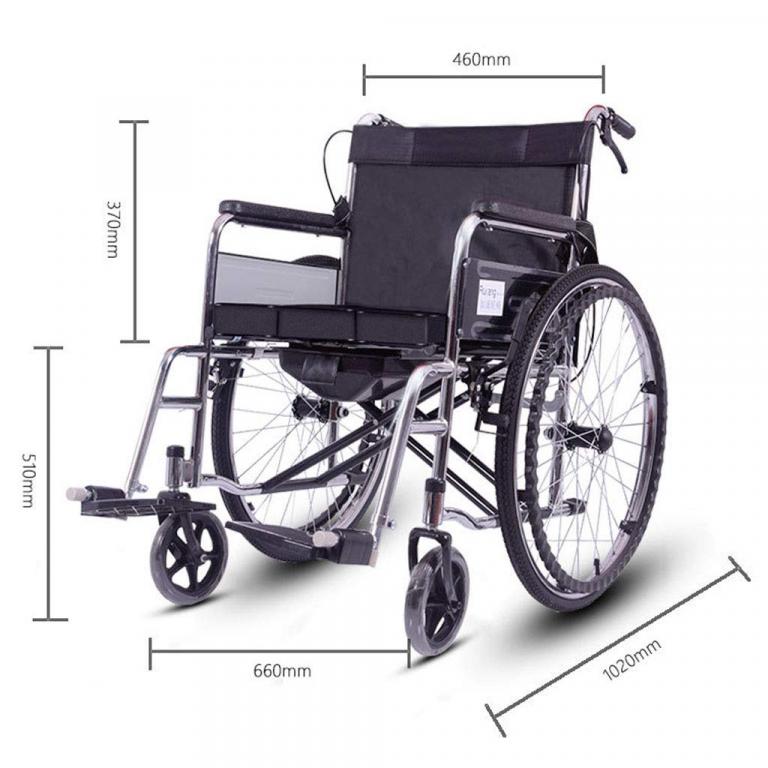 SILLA DE RUEDAS CON BIDET – EQUIMEDEC